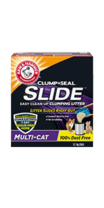 Slide Multi-Cat Clumping Cat Litter