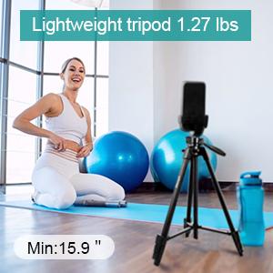 Lightweight Tripod-1.27lbs & Min 15.9"