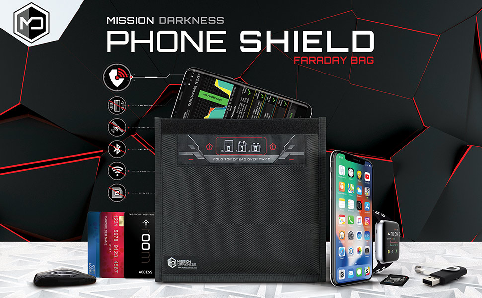 Mission Darkness Phone Shield Faraday Bag