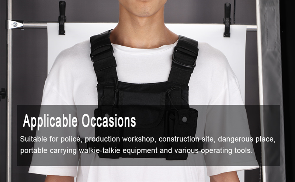 Walkie-talkie Chest Pouch