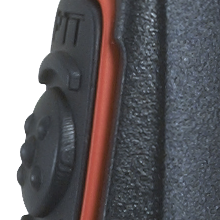 Handheld VHF Radio with easy to use "point-to talk" button from Standard Horizon