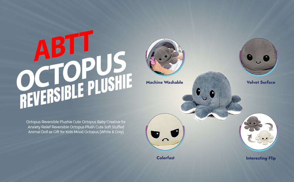 Octopus Reversible Plushie