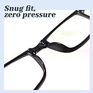 Snug fit, zero pressure