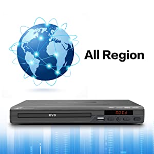 dvd players region free hd 1080p hdmi all region dvd player compact for home for tv for projector