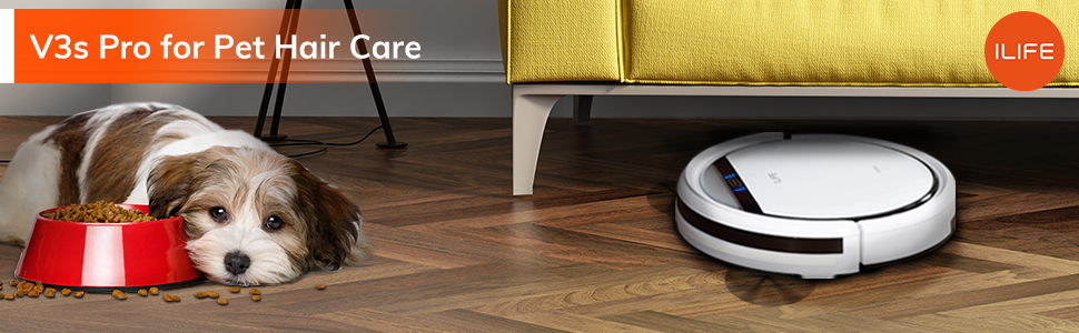 Robot vacuum cleaner specialized in picking up pet hair