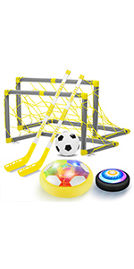 AoHu Hover Hockey Soccer 2 in 1 Set Boys Toys