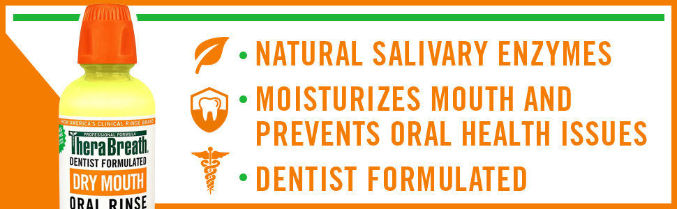 natural salivary enzymes moisturizes mouth and prevents oral health issues dentist formulated