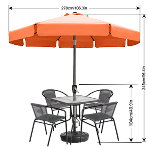 fringe umbrella outdoor patio boho