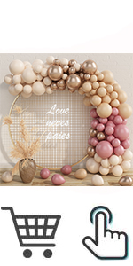 Blush Nude Balloon Garland