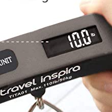 backlight luggage scale