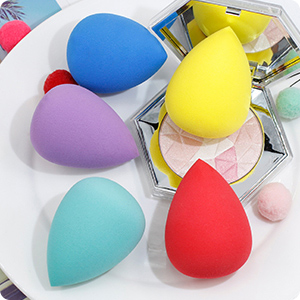 BEAKEY 5 Pcs Makeup Sponge Set, Beauty Sponge, Flawless for Liquid, Cream, and Powder