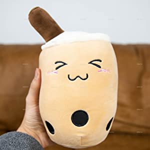 Boba plushies Bubble tea plushie plush Taro matcha cartoon anime stuffy stuffie
