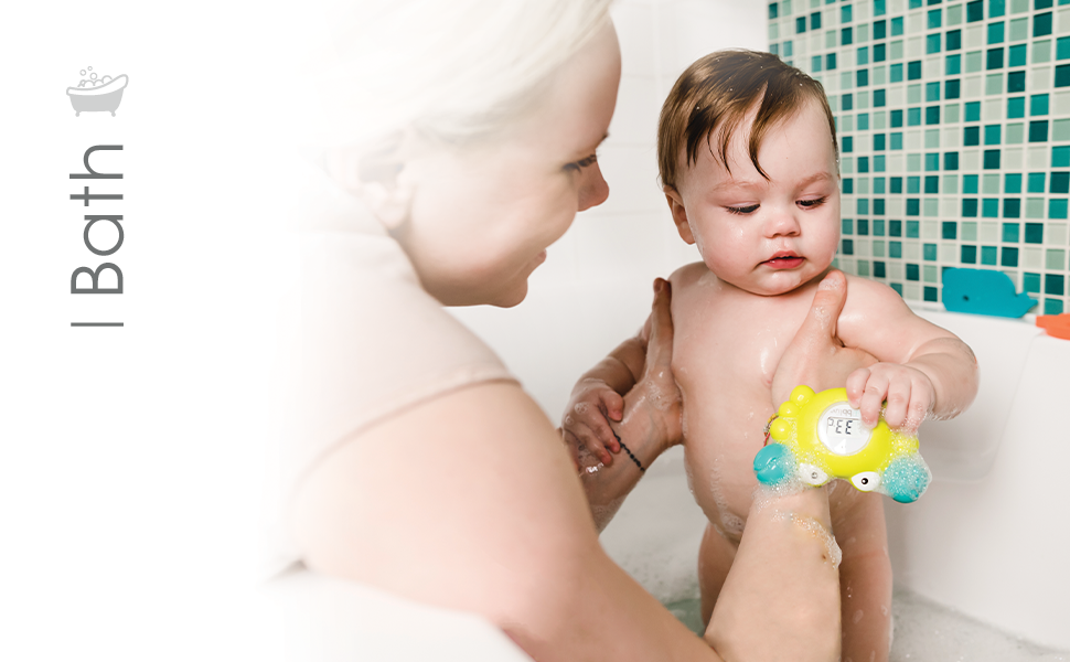 bath time, water thermometer, step, potti training, baby safety, bath time, baby bath