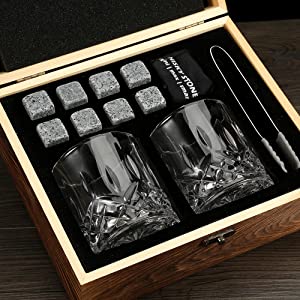 whiskey stones set