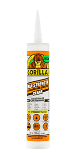 Gorilla Max Strentgh construction adhesive clear