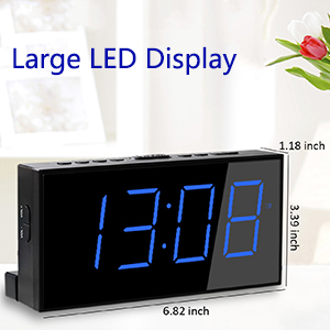 digital clock for bedroom