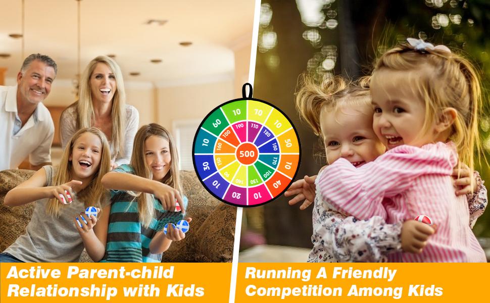 Active parent-child relationship with kids