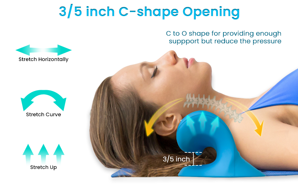 cervical stretcher tmj pillow neck alignment chiropractic neck stretcher occipital release tool