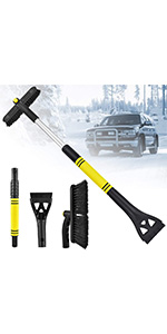 Car snow brush