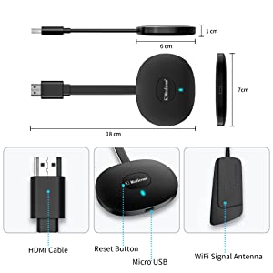 Wireless HDMI Display Dongle Adapter