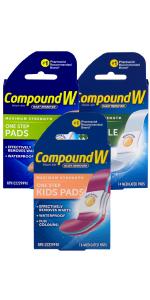 Compound W One Step Maximum Strength Removal Pads