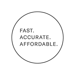 fast, accurate, affordable