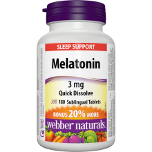 webber naturals melatonin 3 mg quick dissolve value sleep support