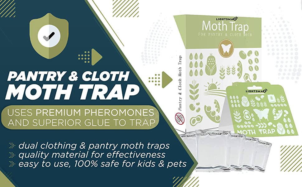 cloth moth trap, pantry moth trap, natural pantry moth trap