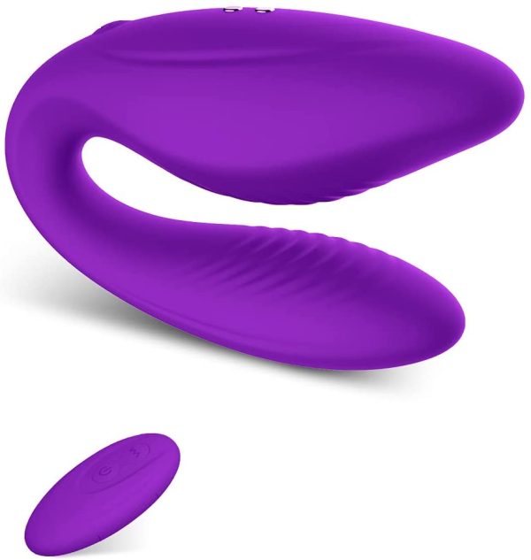 Clitoral G-spot Couples Vibrator - Adorime Wireless Anal Clitoris Stimulator, Waterproof Vaginal Massager with 10 Powerful Vibrating Modes, Rechargeable Adult Sex Toys for Women Masturbation - Image 4