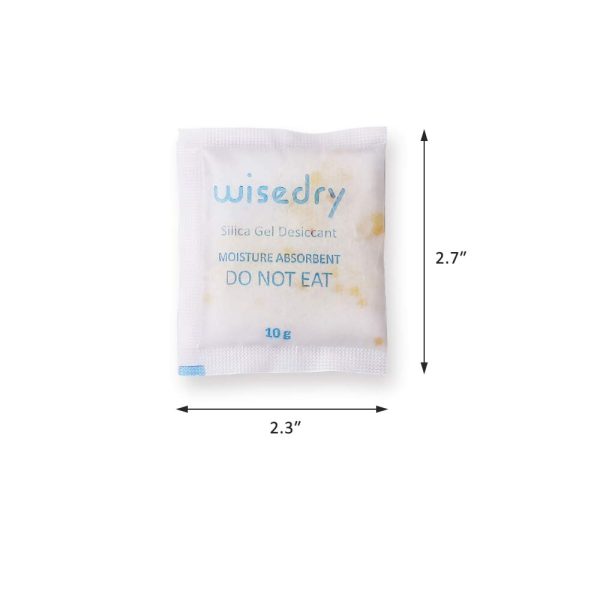 wisedry 10 Gram [30 Packs] Silica Gel Desiccant Packets Reusable for Moisture with Color Indicating Rechargeable Small Dessicant Packs Food Grade - Image 4