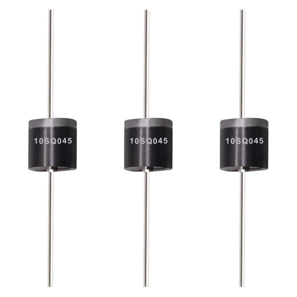 Tnisesm 40 Pcs 10SQ045 10A 45V Schottky Blocking Diode, Rectifiers Diode,Diode Axial Kit for Solar Panel - Image 3