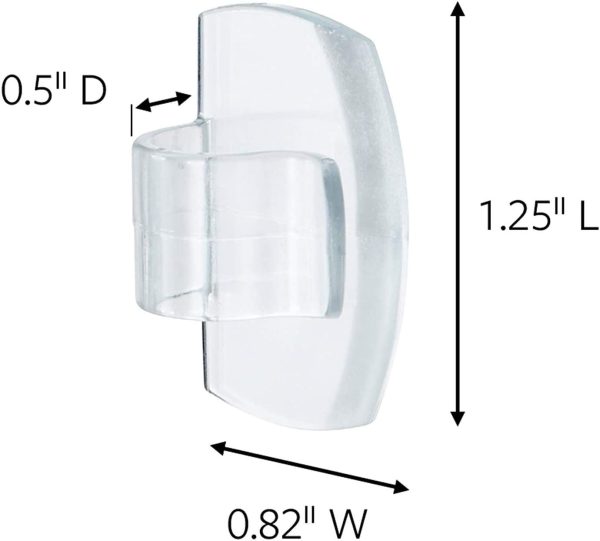 Command Clear Cord Clips, 13 Clips, 16 Strips (CL017-13NA) - Easy to Open Packaging, Organize Damage-Free - 1 - Image 4