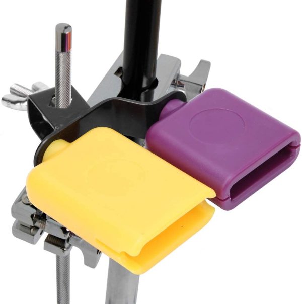 CB30 Yellow & Purple Cowbell Cow Bell Wooden Fish Cattle Bell for Cheers Sport Games Wedding Cow Bell Drums Percussion Instruments - Image 3