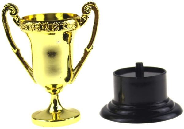 ifundom Gold Award Trophy Cups 3. 34 First Place Winner Award Trophies Bulk Pack of 10 for Kids and Adults- Perfect to Reward Those Who Have Achieved - Image 9