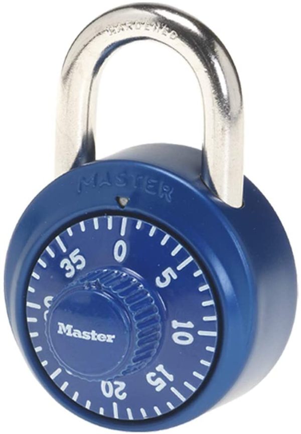 Padlock, Standard Dial Combination Lock, 1-7/8 in. Wide, Assorted Colors, 1530DCM - Image 5