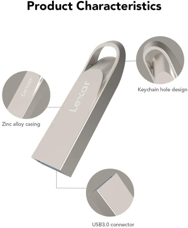 128GB USB Stick, USB 3.0 Flash Drive Up to 100MB/s Read Speed, UDP Thumb Drive, Jump Drive Zinc Alloy, Pen Drive, Memory Stick for PC/Laptop/Computer/Sound/External Storage Data/Photo/Video - Image 7