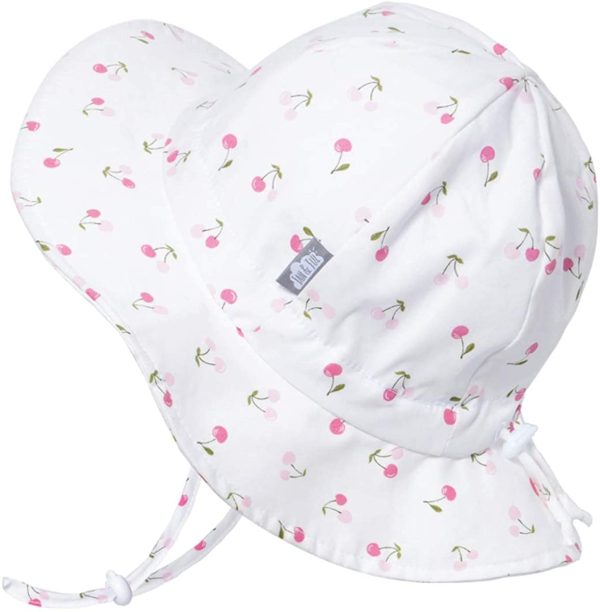 Jan & Jul GRO-with-Me UPF 50+ Girls Cotton Floppy Sun-Hat for Baby, Toddler, Kids - Image 2