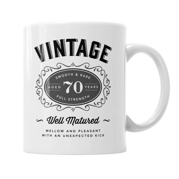 70th Birthday Gift Keepsake Mug Happy Present for 70 Men Women 10oz Coffee Mug - Image 4