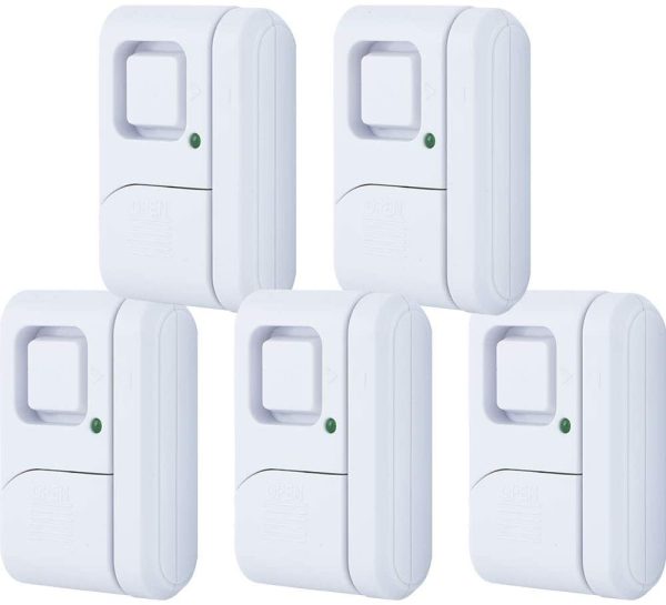 GE Personal Security Window/Door Alarm, 5-Pack, DIY Home Protection, Burglar Alert, Magnetic Sensor, Off/Chime/Alarm, Easy Installation, Ideal for Home, Garage, Apartment, Dorm, RV and Office, 45987 - Image 6