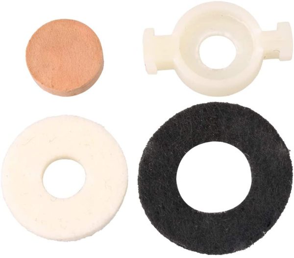 BQLZR 14Pcs Trumpet Valve Felt Washers with Valve Cork Pad Repair Kit for Bb Trumpet - Image 4