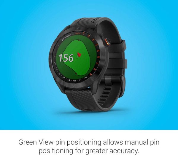 Garmin Approach S40, Stylish GPS Golf Smartwatch, Lightweight with Touchscreen Display, Black - Image 5