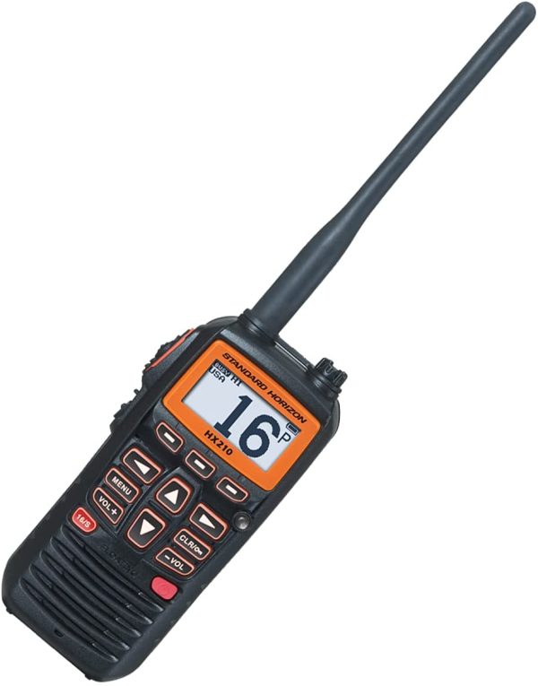 Standard Horizon HX210 Handheld VHF Radio,Black - Image 2