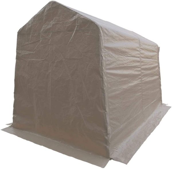 IMPACT CANOPY 70018150 Portable 6x8 Shed, Tan - Image 3