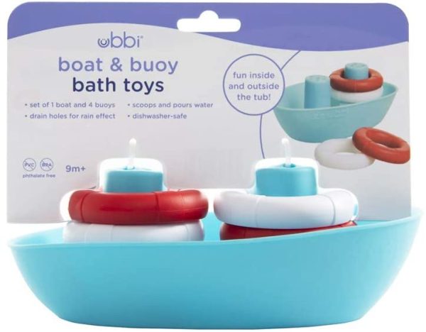 Ubbi Boat & Buoys Bath Toy - Image 3