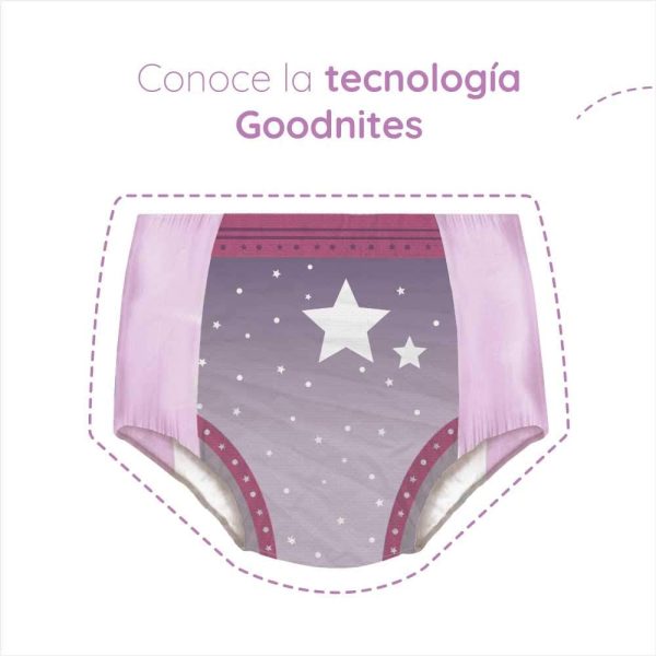 GoodNites Bedtime Bedwetting Underwear for Girls, Overnight Training Pants, L-XL, 11 Ct. (Packaging May Vary) - Image 6