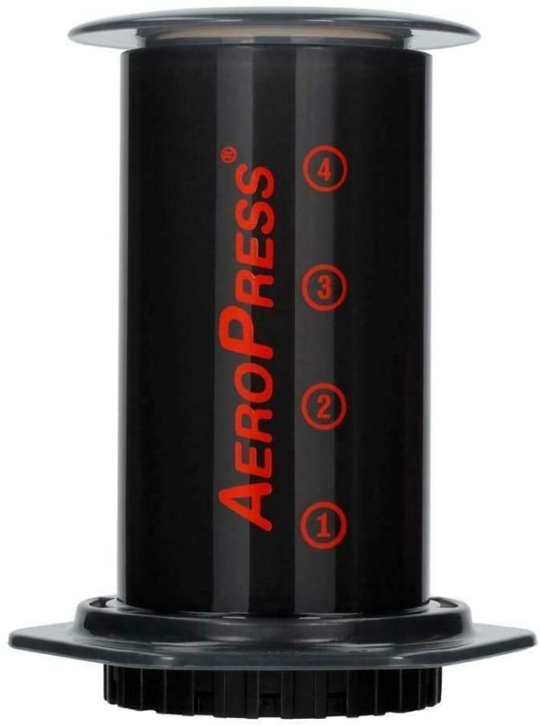 AeroPress Coffee and Espresso Maker - Quickly Makes Delicious Coffee Without Bitterness - 1 to 3 Cups Per Pressing, Black Gray, Height: 11.5" (80R11) - Image 2