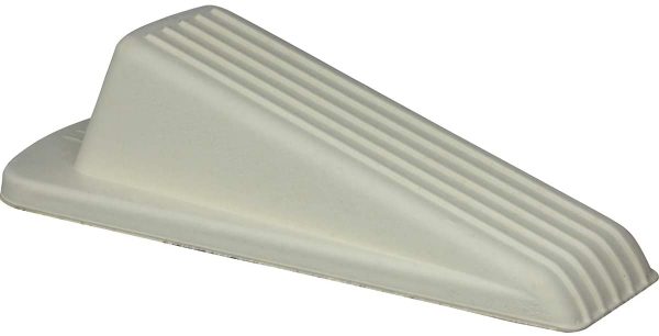 9163 Heavy Duty Rubber Door Wedge, Off-White - Image 3