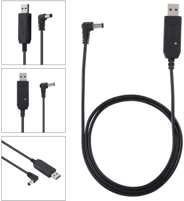 Two Way Radio USB Charger (9-10.8V) Transformer Cable for Baofeng UV-5R UV-82 BF-F8HP UV-82HP UV-9R Plus - Image 5