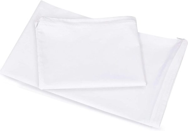 Utopia Bedding Waterproof Zippered Pillow Encasement Bed Bug Proof Pillow Protectors Jersey - 20 x 38 Inches - (Pack of 2, King, White) - Image 5