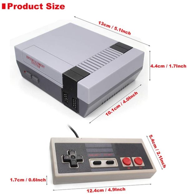 Classic Video Game Console, Mini Retro Game Player Built-in with 620 Games Dual Players Mode Console PAL NTSL Support TV Output Children Gift - Image 4